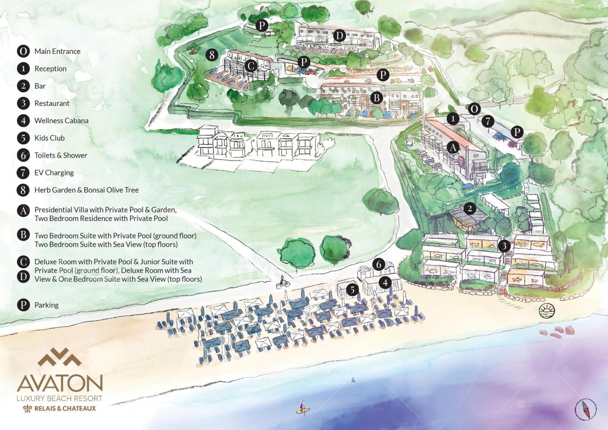 Avaton Luxury Beach Resort - Relais & Chateaux Uranópolis Exterior foto